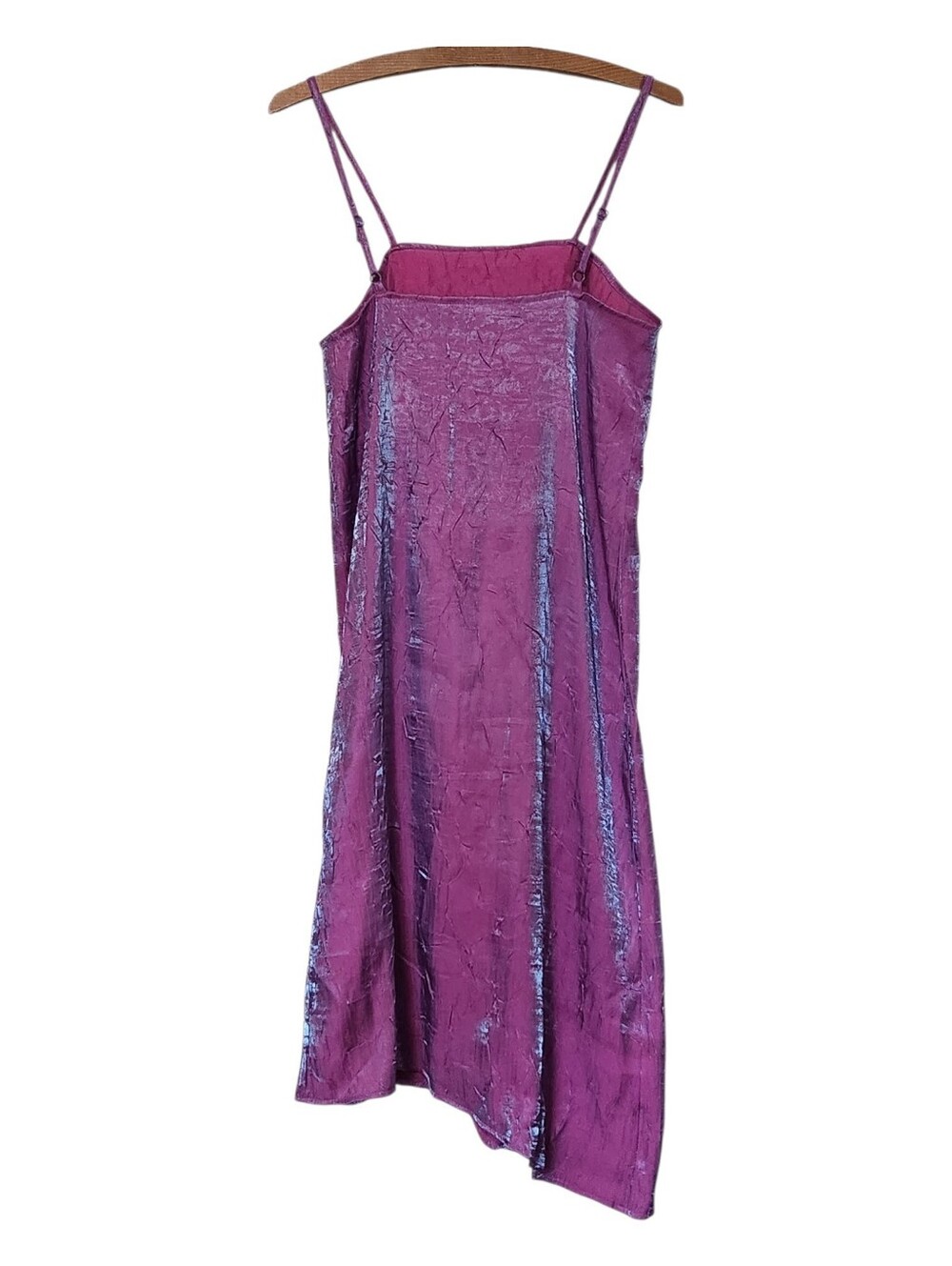 Urban Renewal Iridescent Practical Magic Satin Slip Dress Small Petite